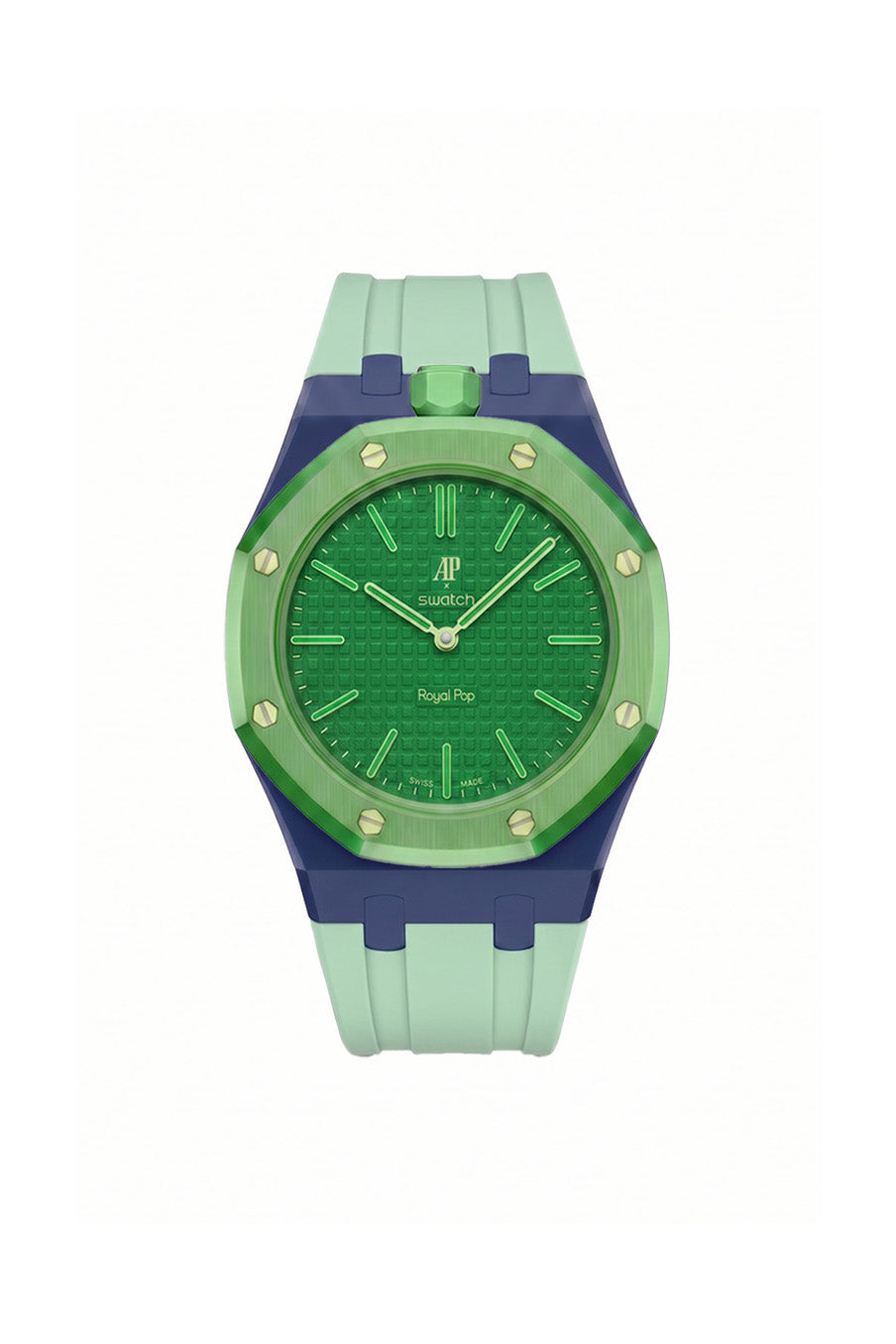 Green Eight Royal Pop Rubber Strap