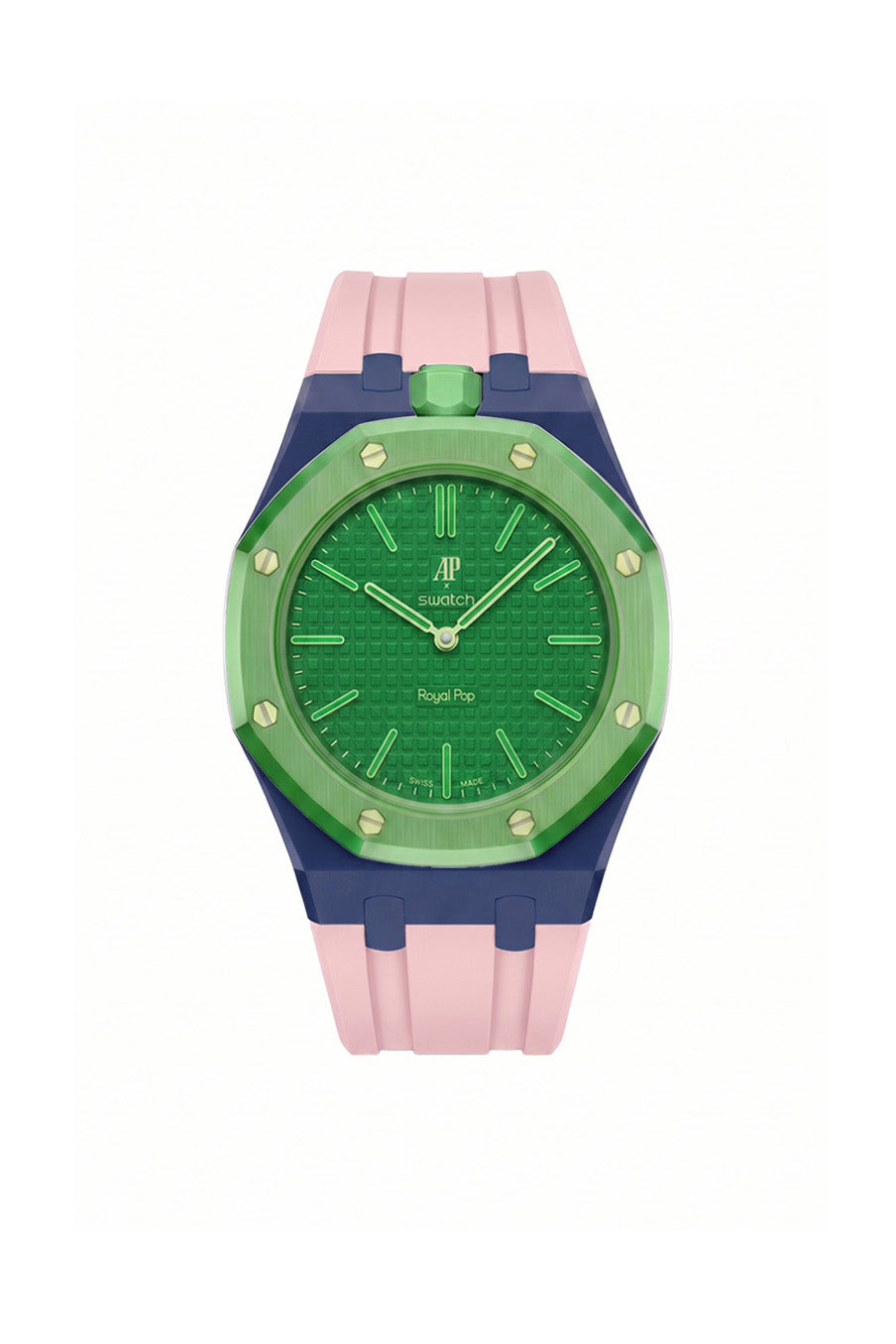 Green Eight Royal Pop Rubber Strap