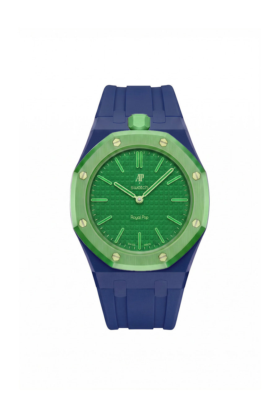 Green Eight Royal Pop Rubber Strap