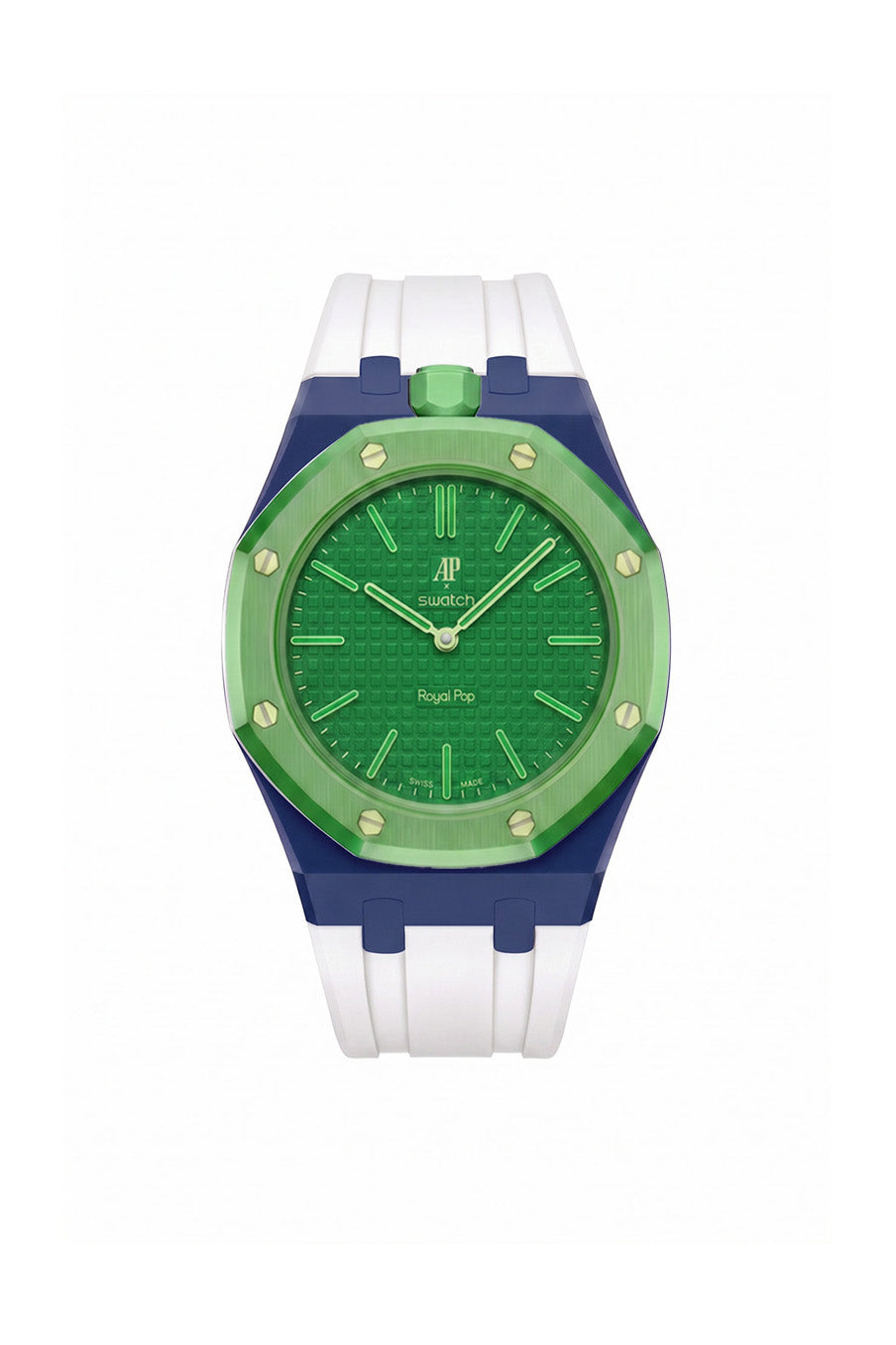 Green Eight Royal Pop Rubber Strap