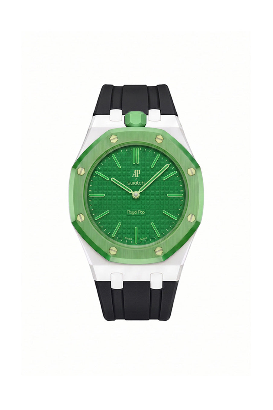 Green Eight Royal Pop Rubber Strap