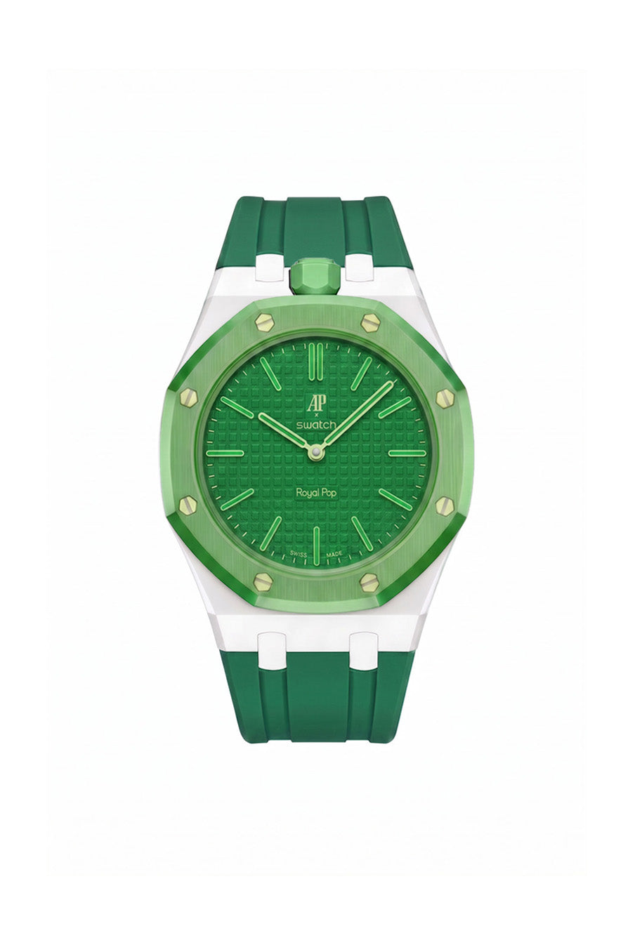 Green Eight Royal Pop Rubber Strap