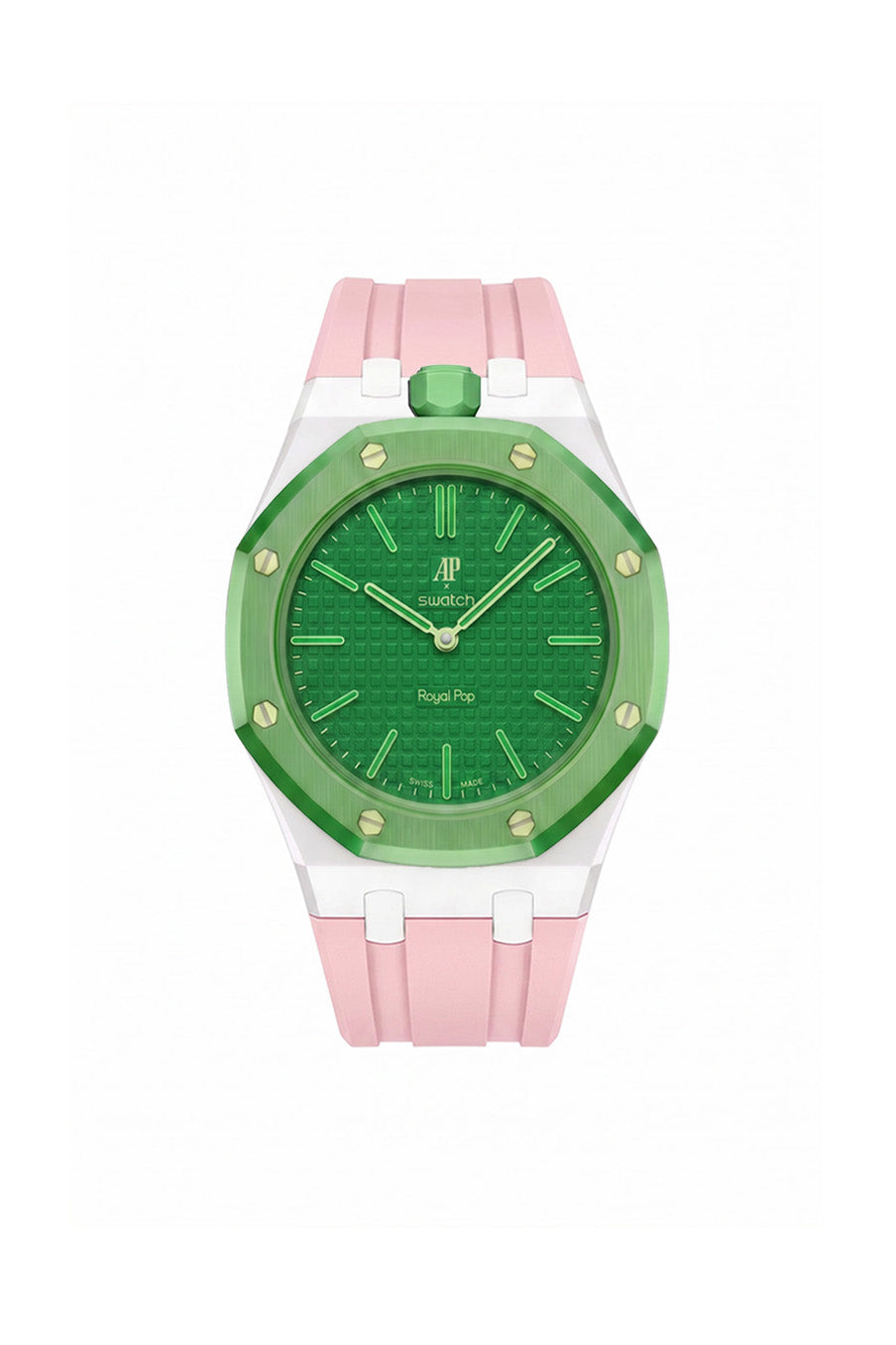 Green Eight Royal Pop Rubber Strap