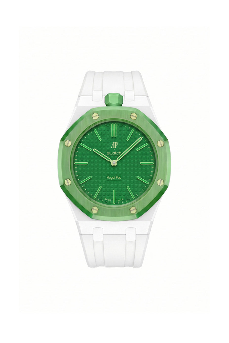 Green Eight Royal Pop Rubber Strap