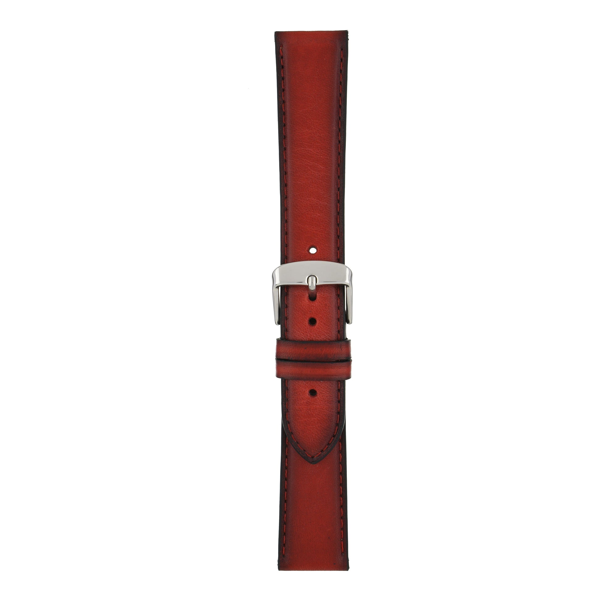 Hand Burnished Leather Watch Strap