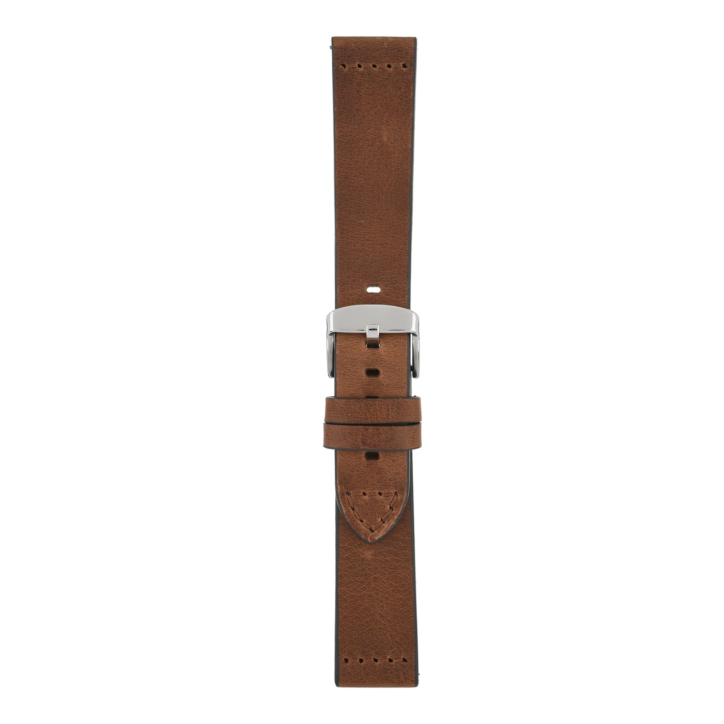 Hand-Made Smooth Padded Leather Watch Strap
