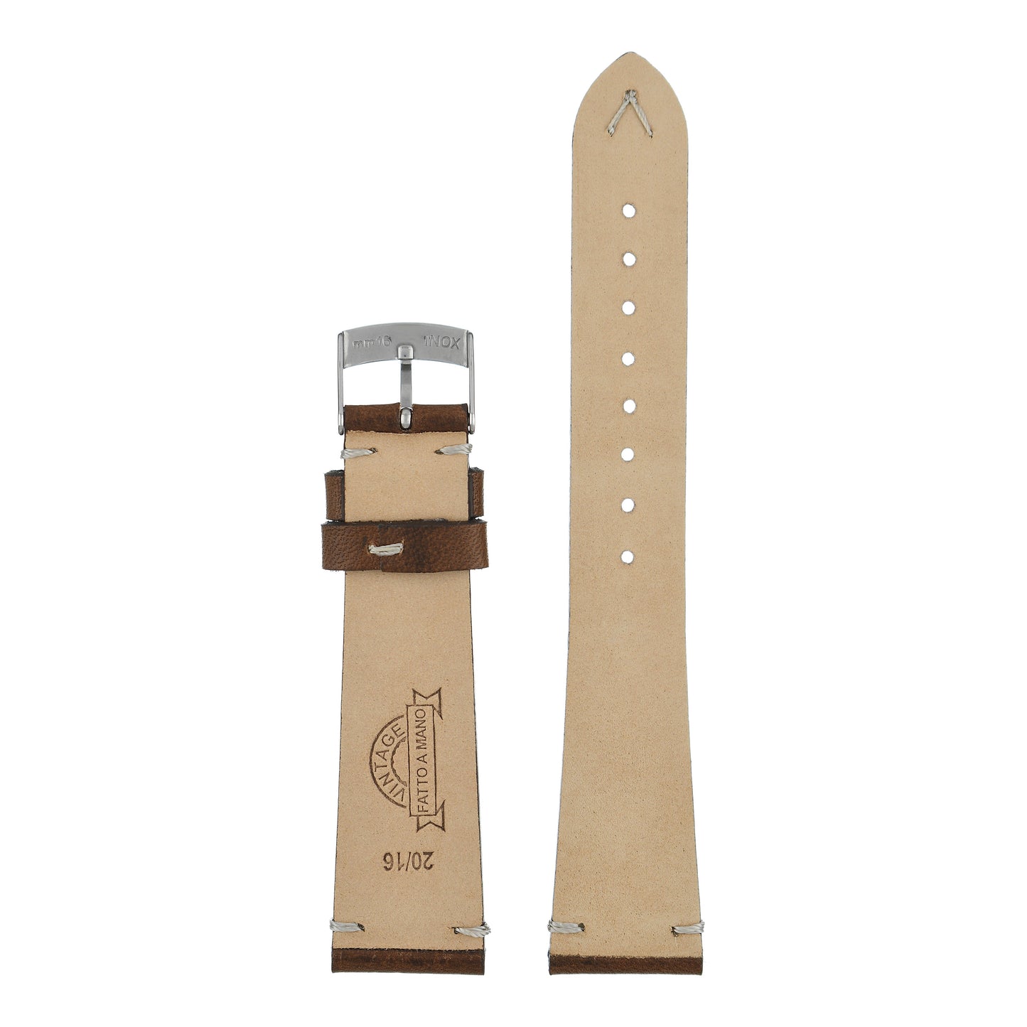 Handmade Two Stitch Leather Strap