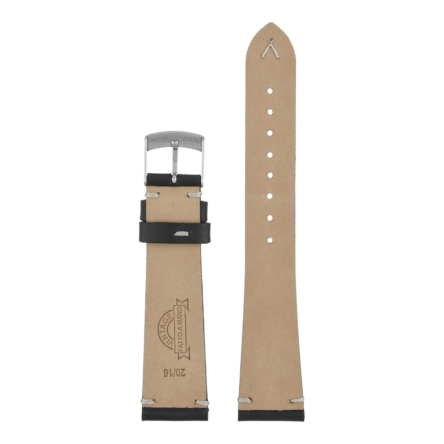 Handmade Two Stitch Leather Strap
