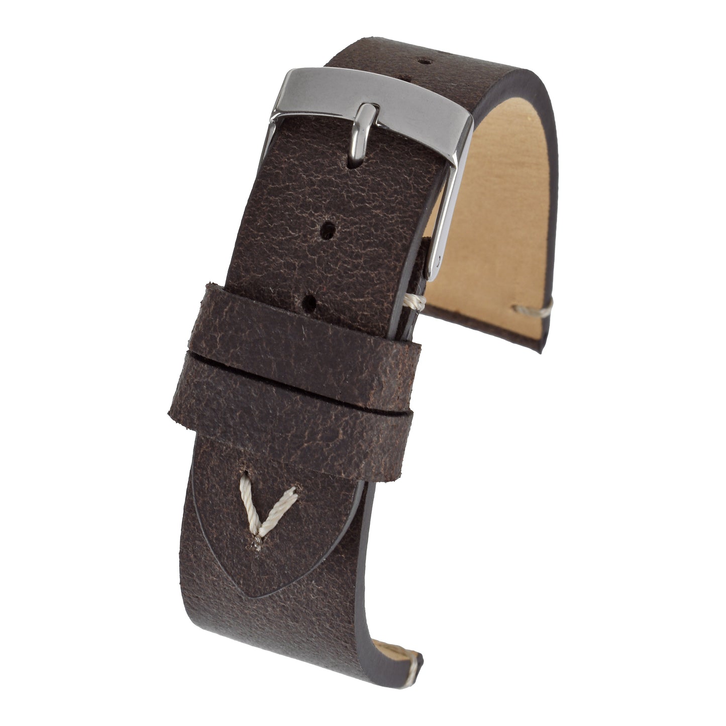 Handmade Two Stitch Leather Strap