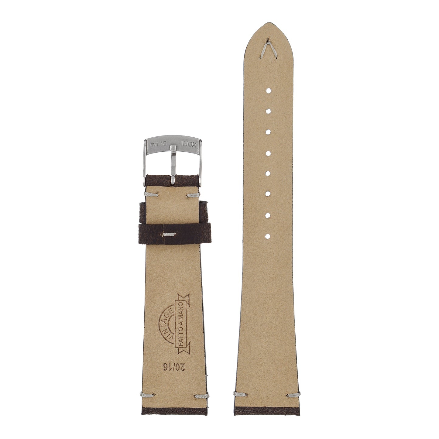 Handmade Two Stitch Leather Strap