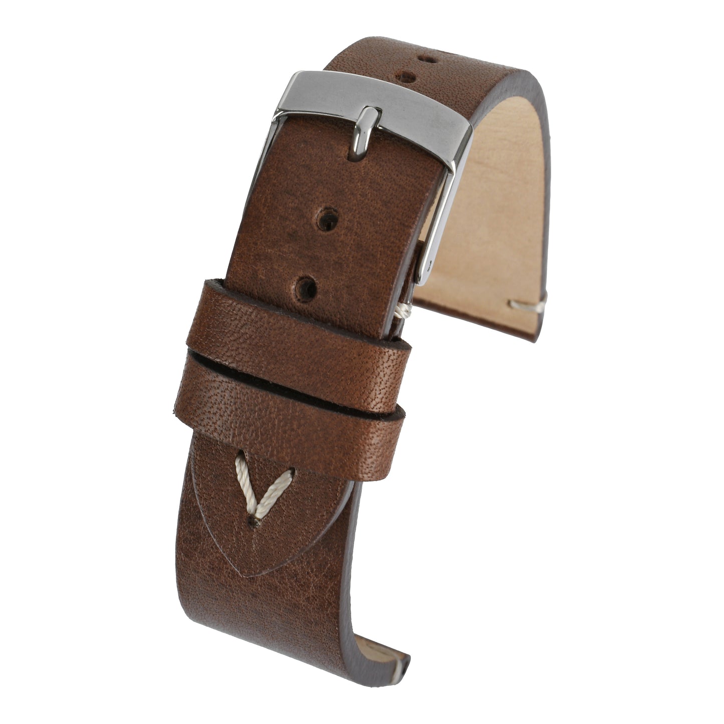 Handmade Two Stitch Leather Strap