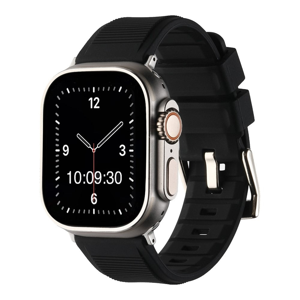 Heavy Silicone with Buckle Watch Strap