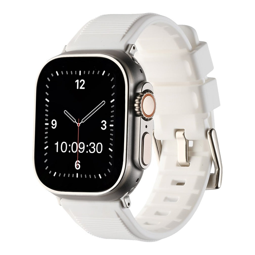 Heavy Silicone with Buckle Watch Strap