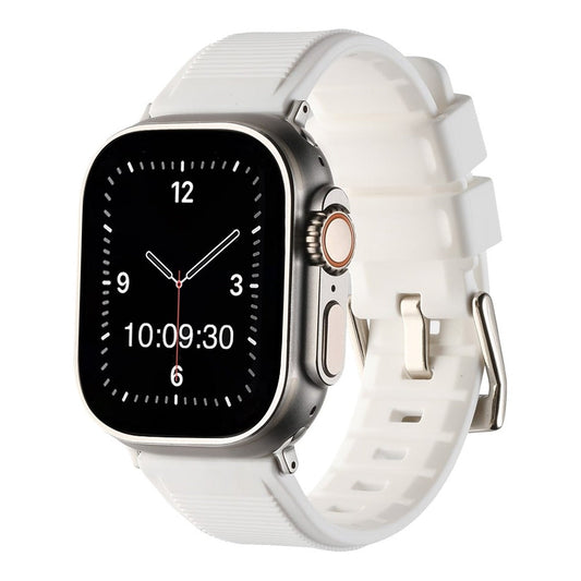 Heavy Silicone with Buckle Watch Strap