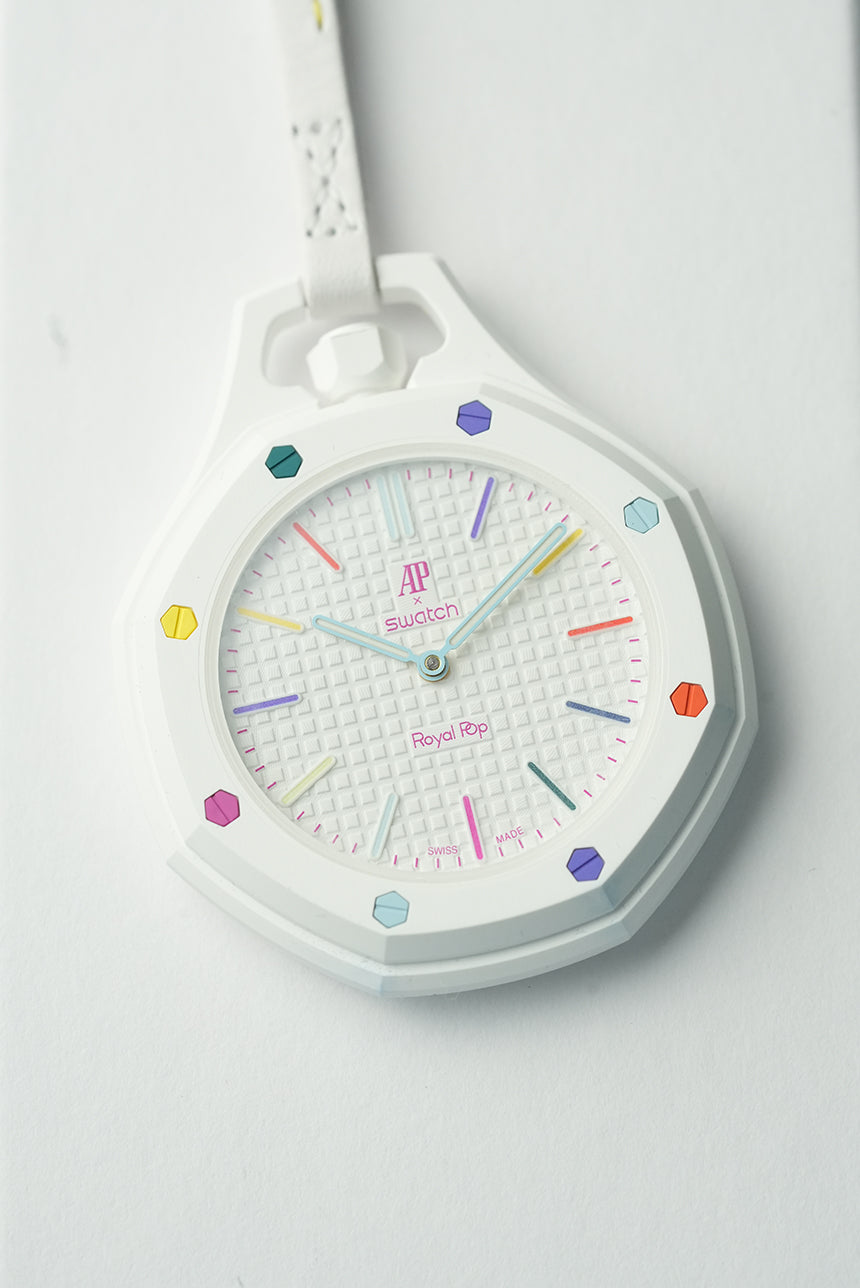 AP x Swatch Royal Pop Watch - HUIT BLANC