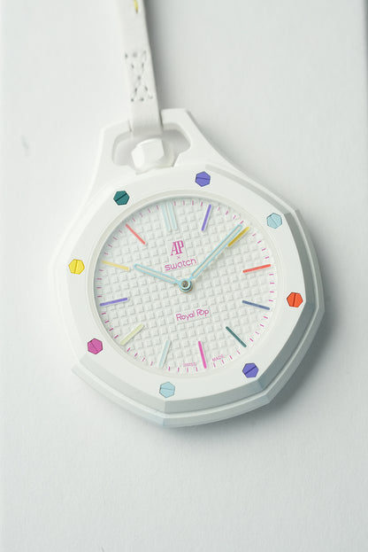 AP x Swatch Royal Pop Watch - HUIT BLANC