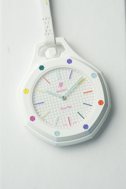 AP x Swatch Royal Pop Watch - HUIT BLANC
