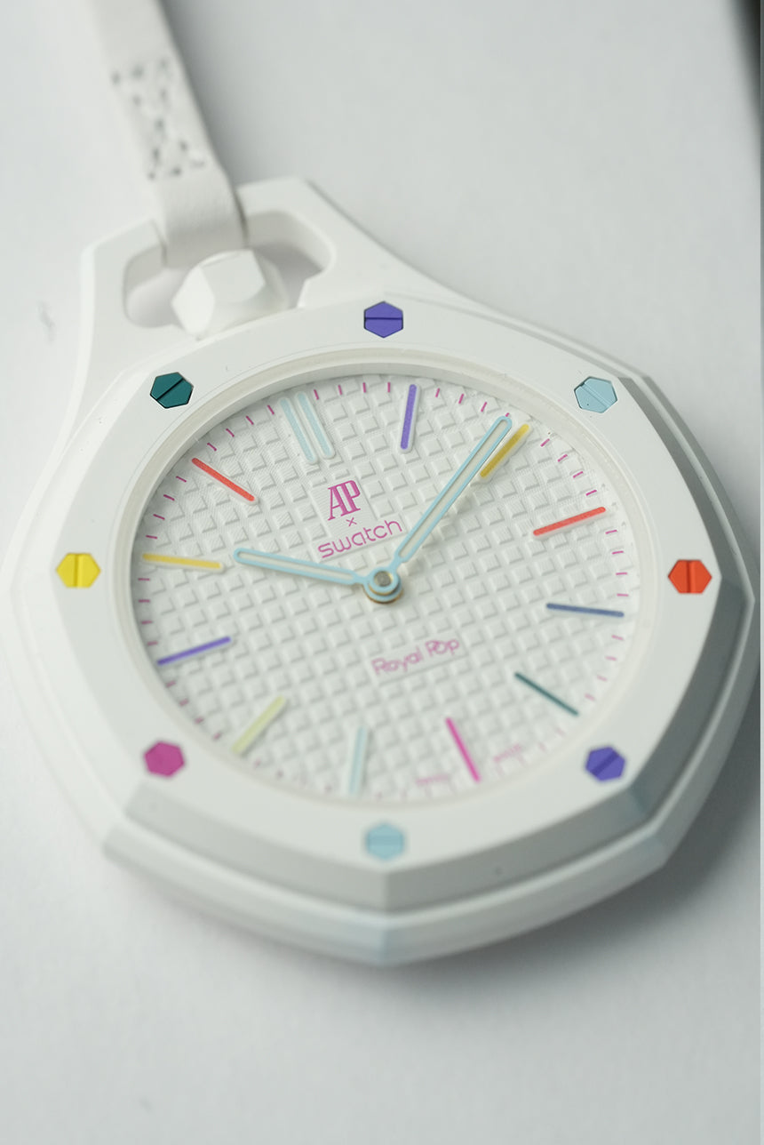 AP x Swatch Royal Pop Watch - HUIT BLANC