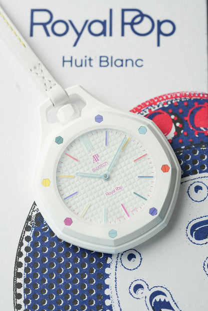AP x Swatch Royal Pop Watch - HUIT BLANC