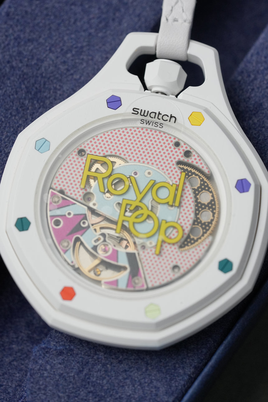 AP x Swatch Royal Pop Watch - HUIT BLANC