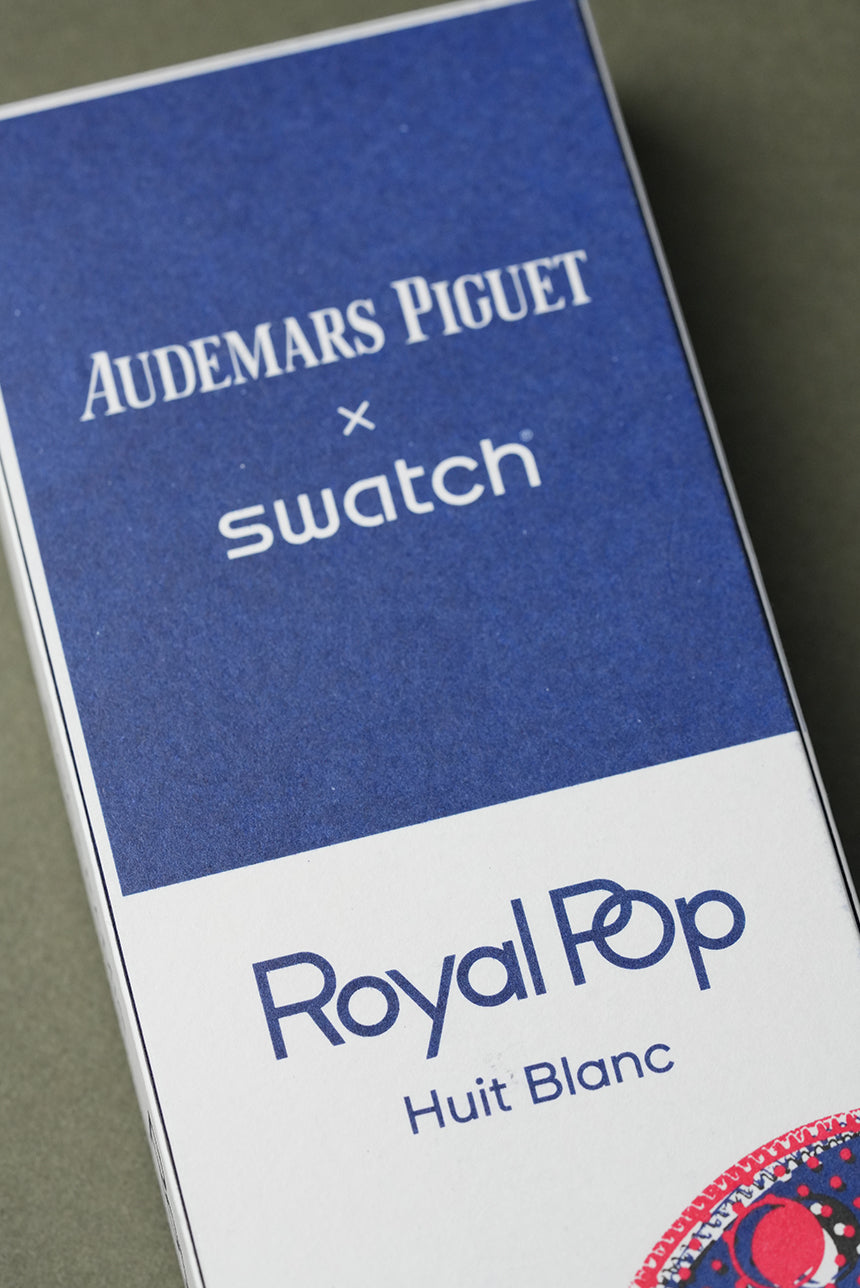 AP x Swatch Royal Pop Watch - HUIT BLANC