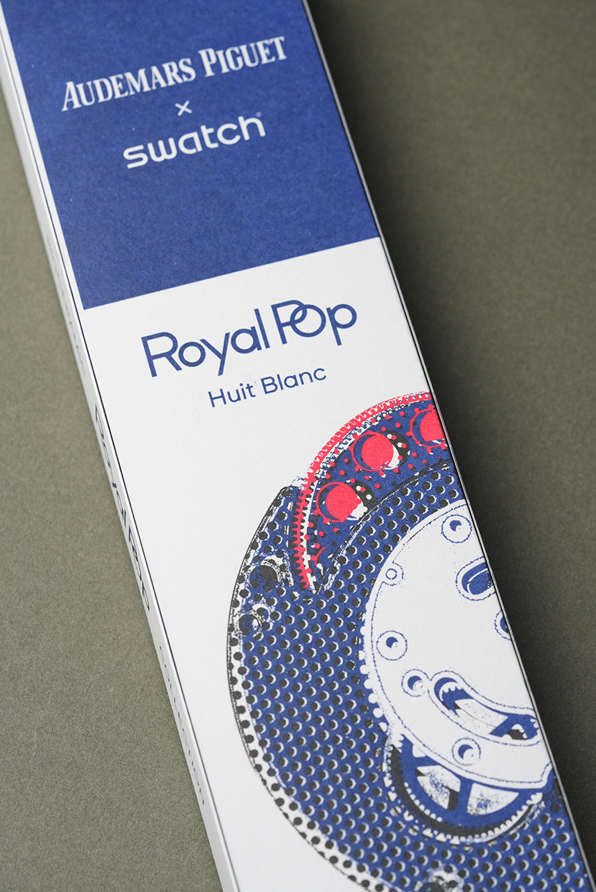 AP x Swatch Royal Pop Watch - HUIT BLANC
