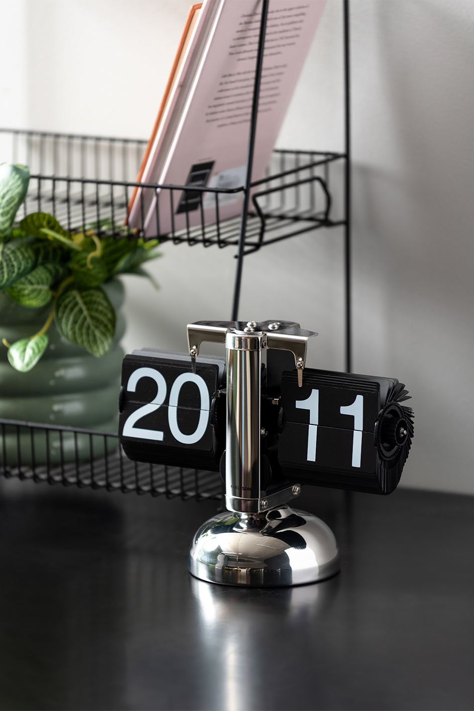 Karlsson Small Retro Table Flip Clock