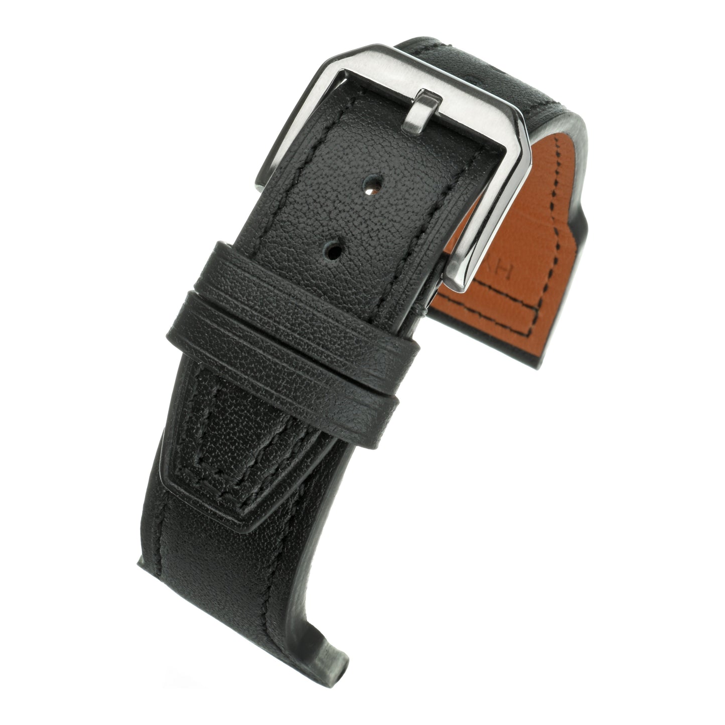 Leather Stitched Watch Strap