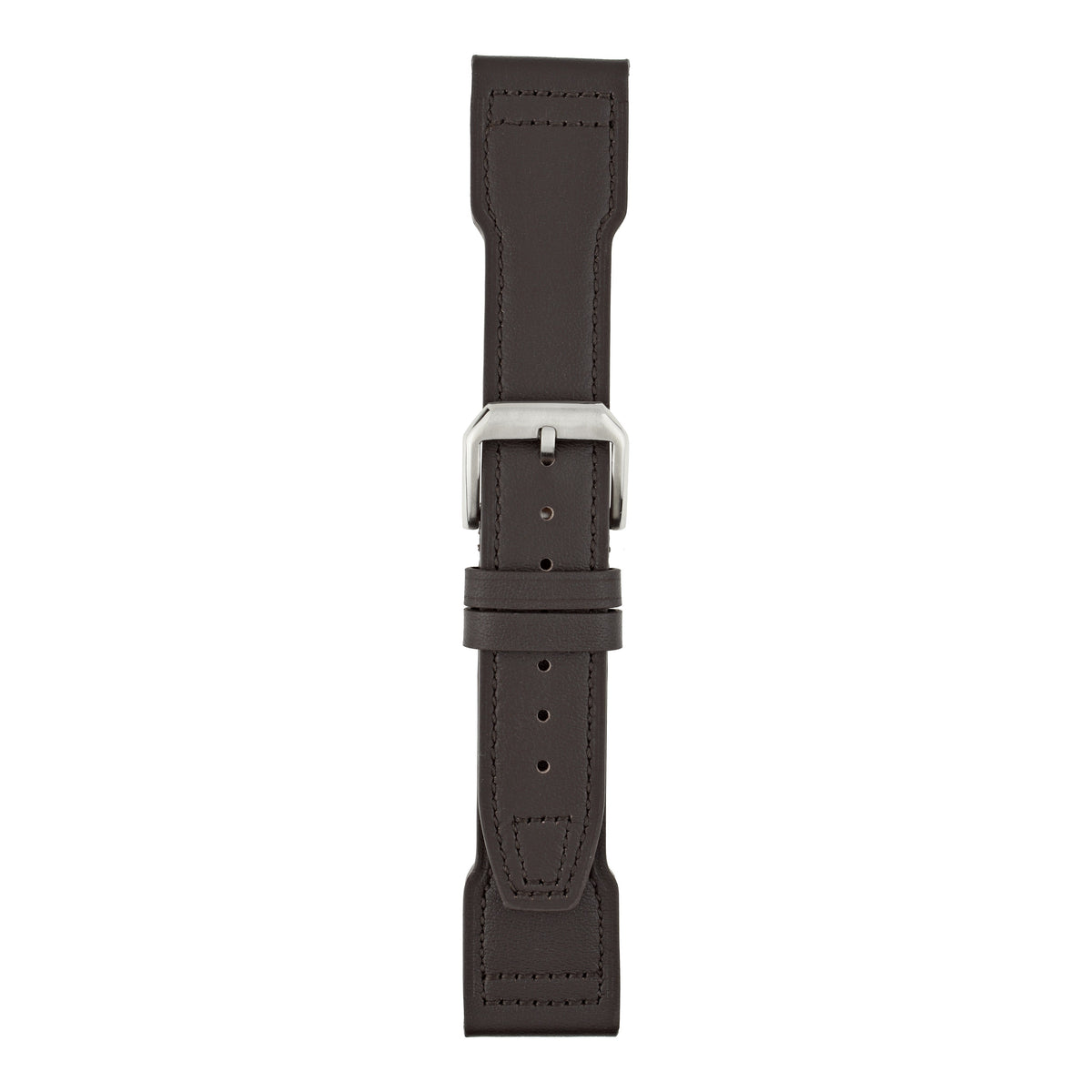 Leather Stitched Watch Strap