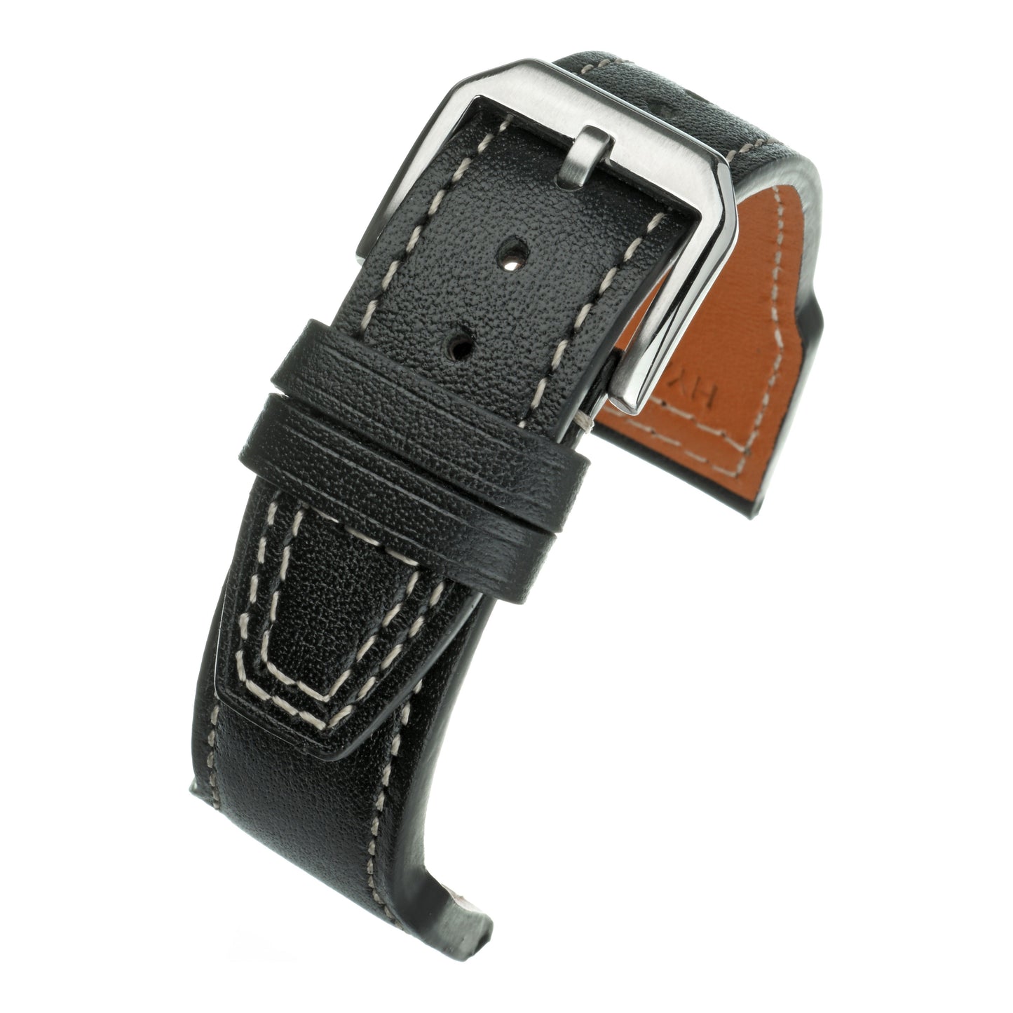 Leather Stitched Watch Strap