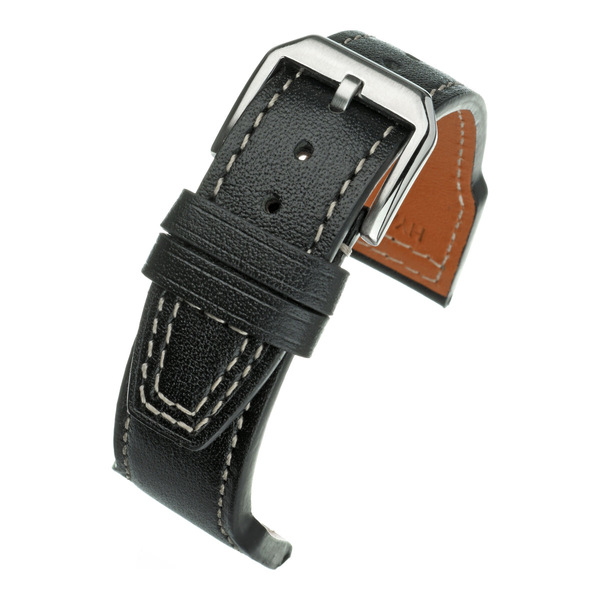 Leather Stitched Watch Strap