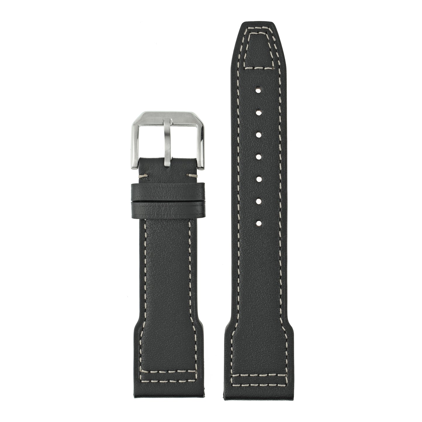 Leather Stitched Watch Strap
