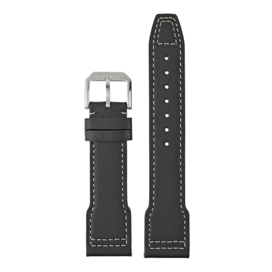 Leather Stitched Watch Strap