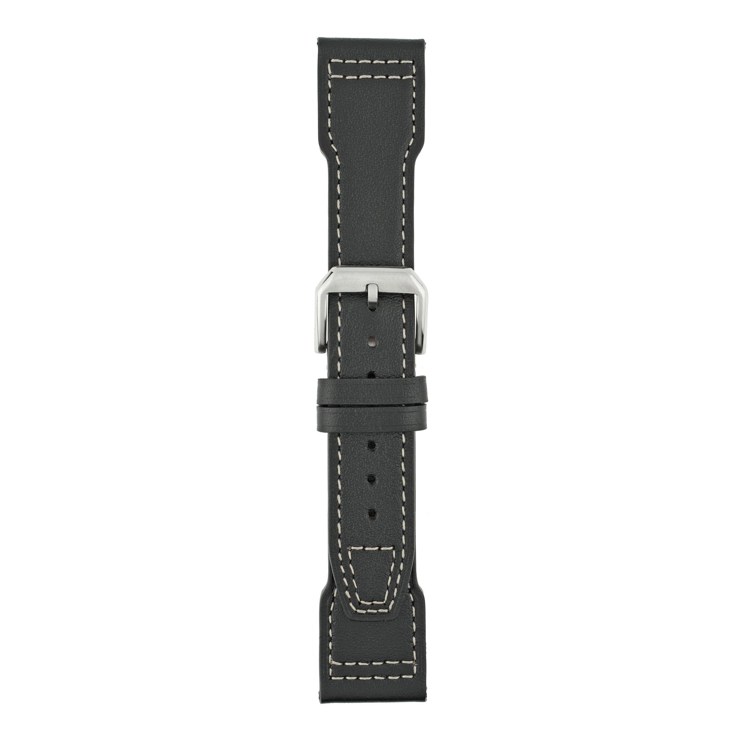 Leather Stitched Watch Strap