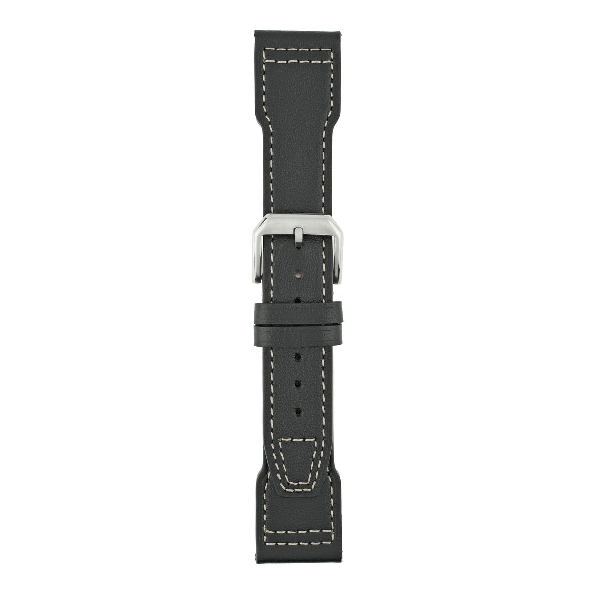 Leather Stitched Watch Strap
