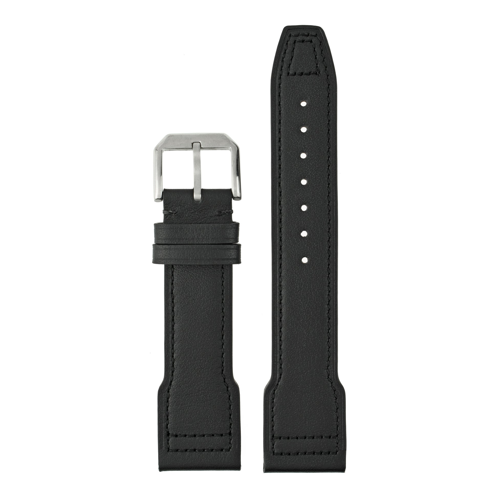 Leather Stitched Watch Strap