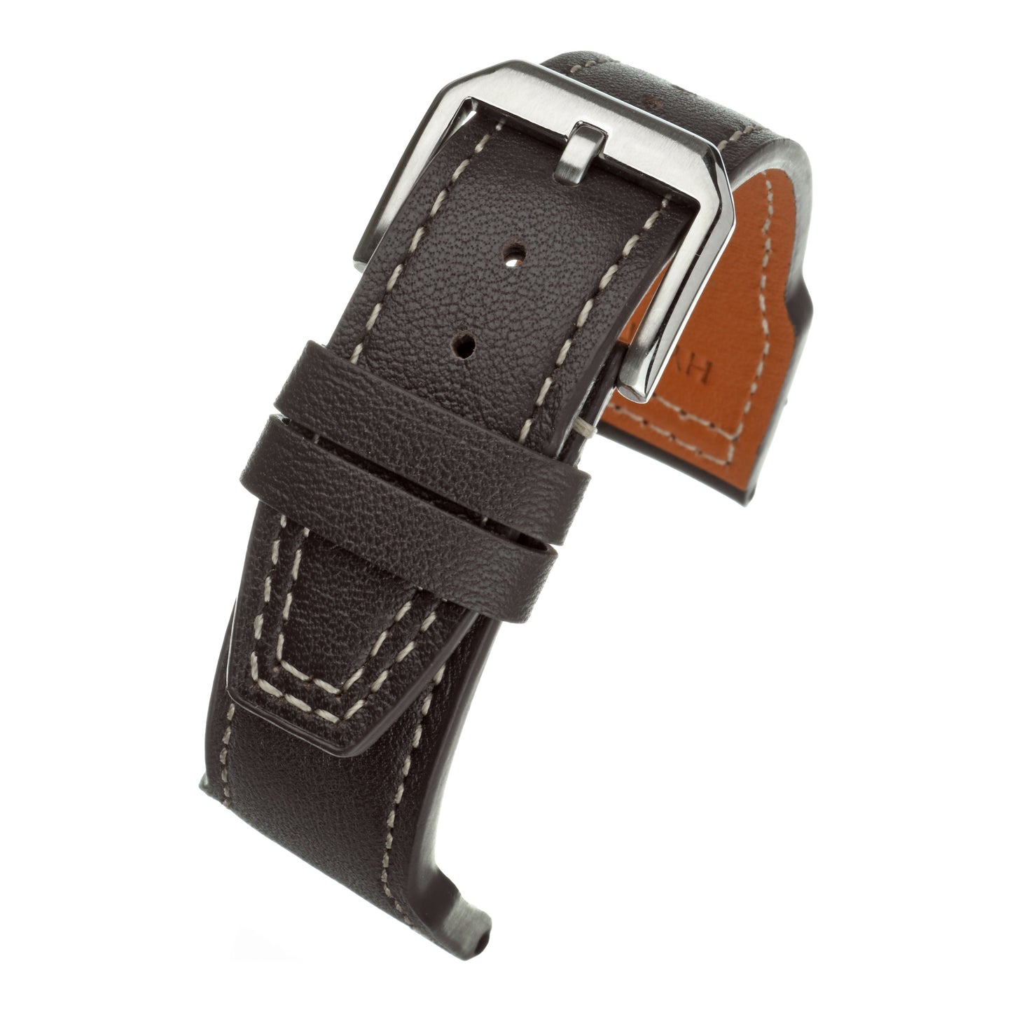 Leather Stitched Watch Strap