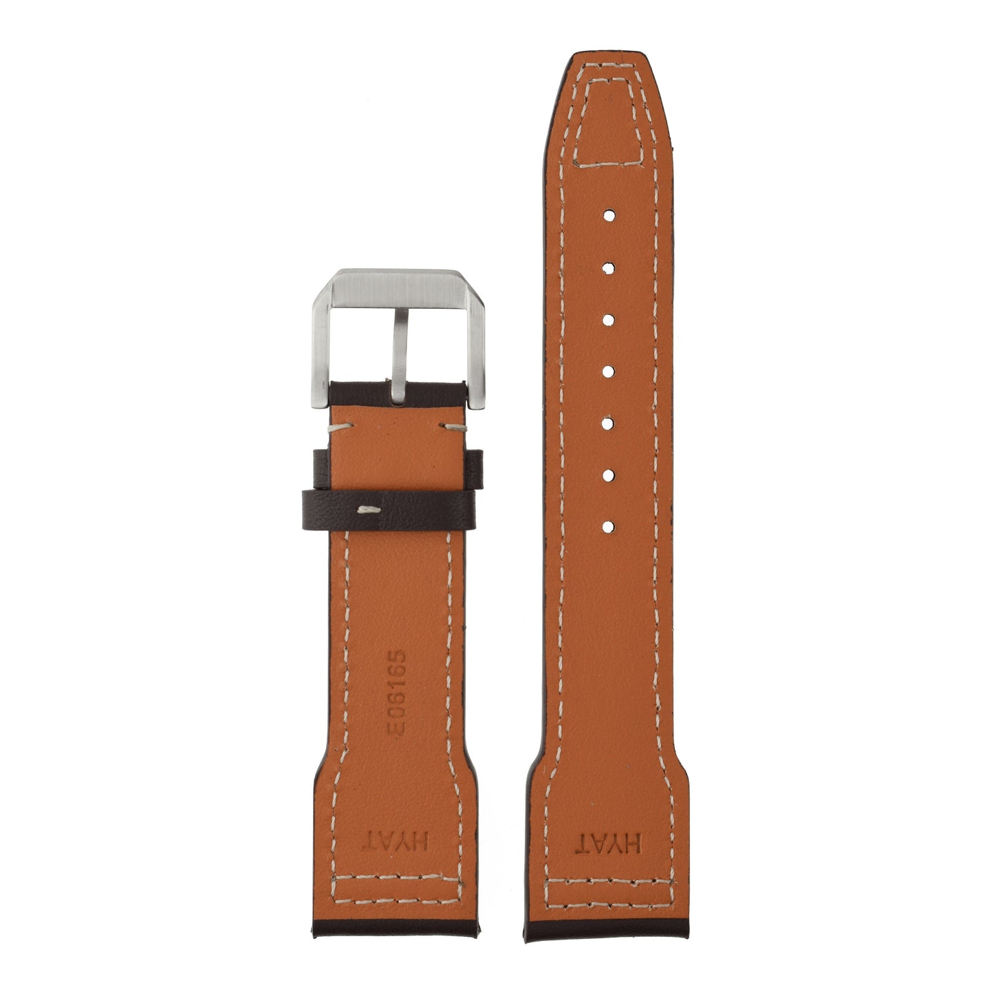 Leather Stitched Watch Strap