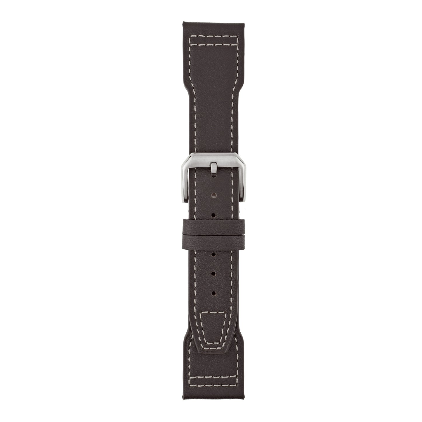 Leather Stitched Watch Strap