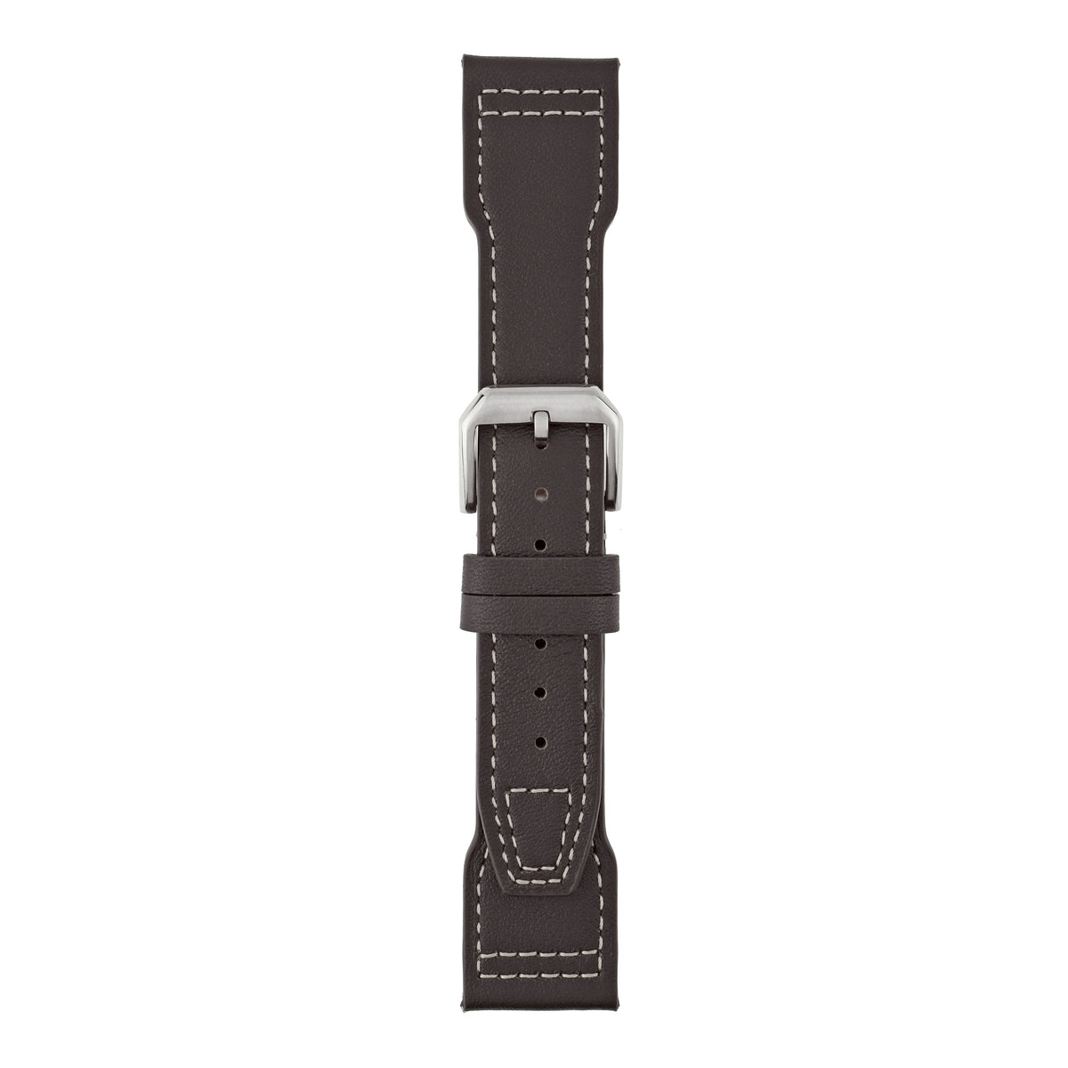 Leather Stitched Watch Strap