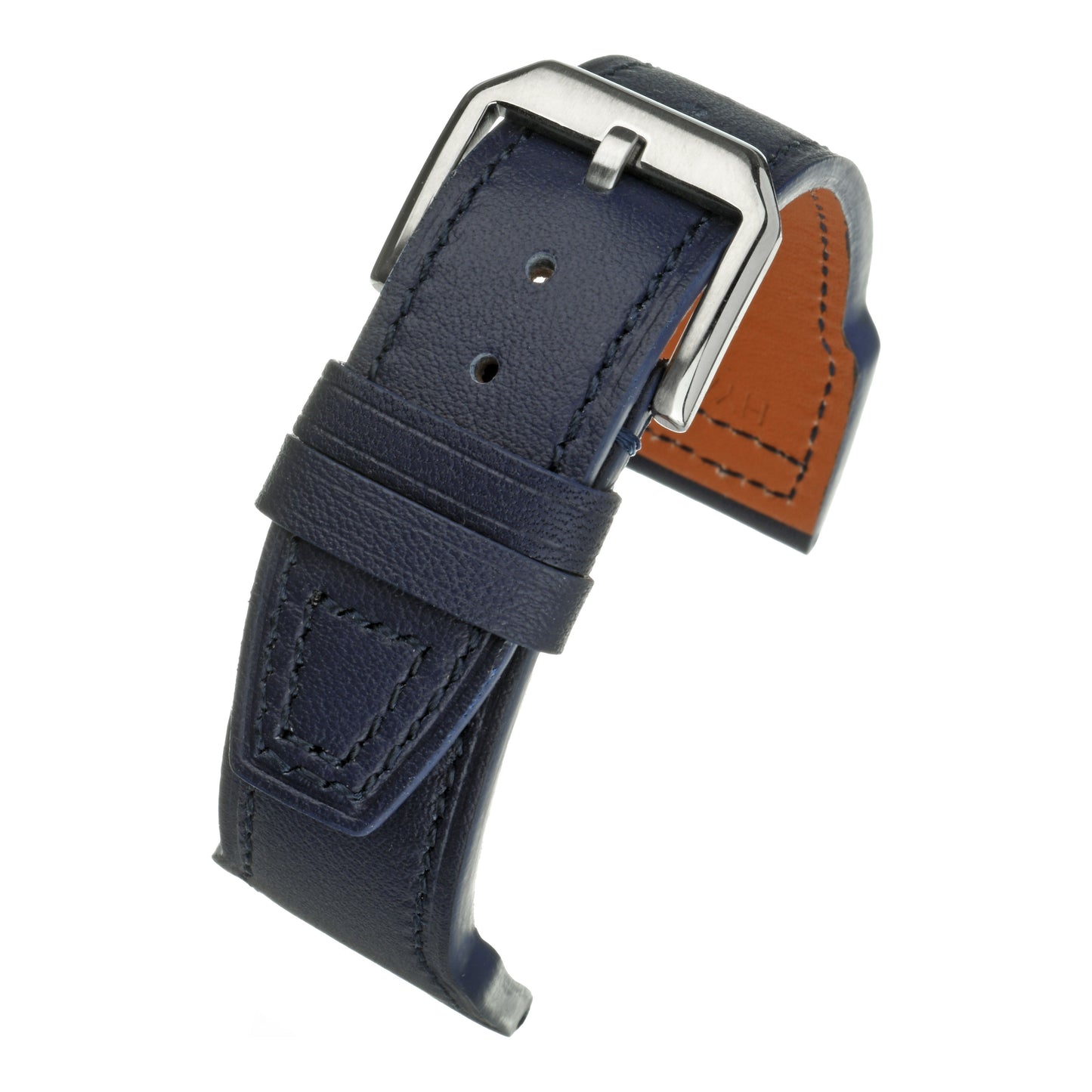 Leather Stitched Watch Strap