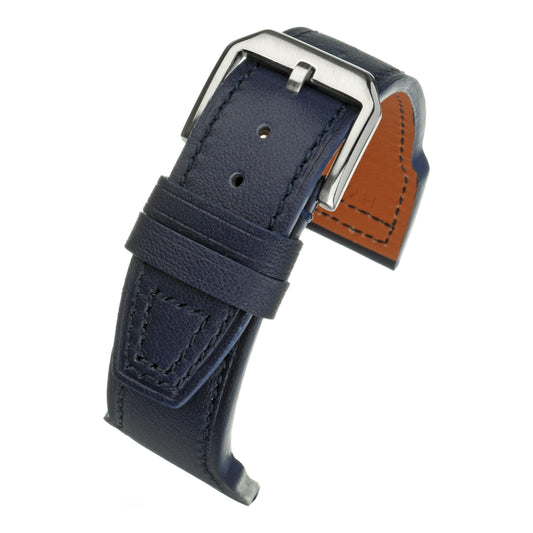 Leather Stitched Watch Strap