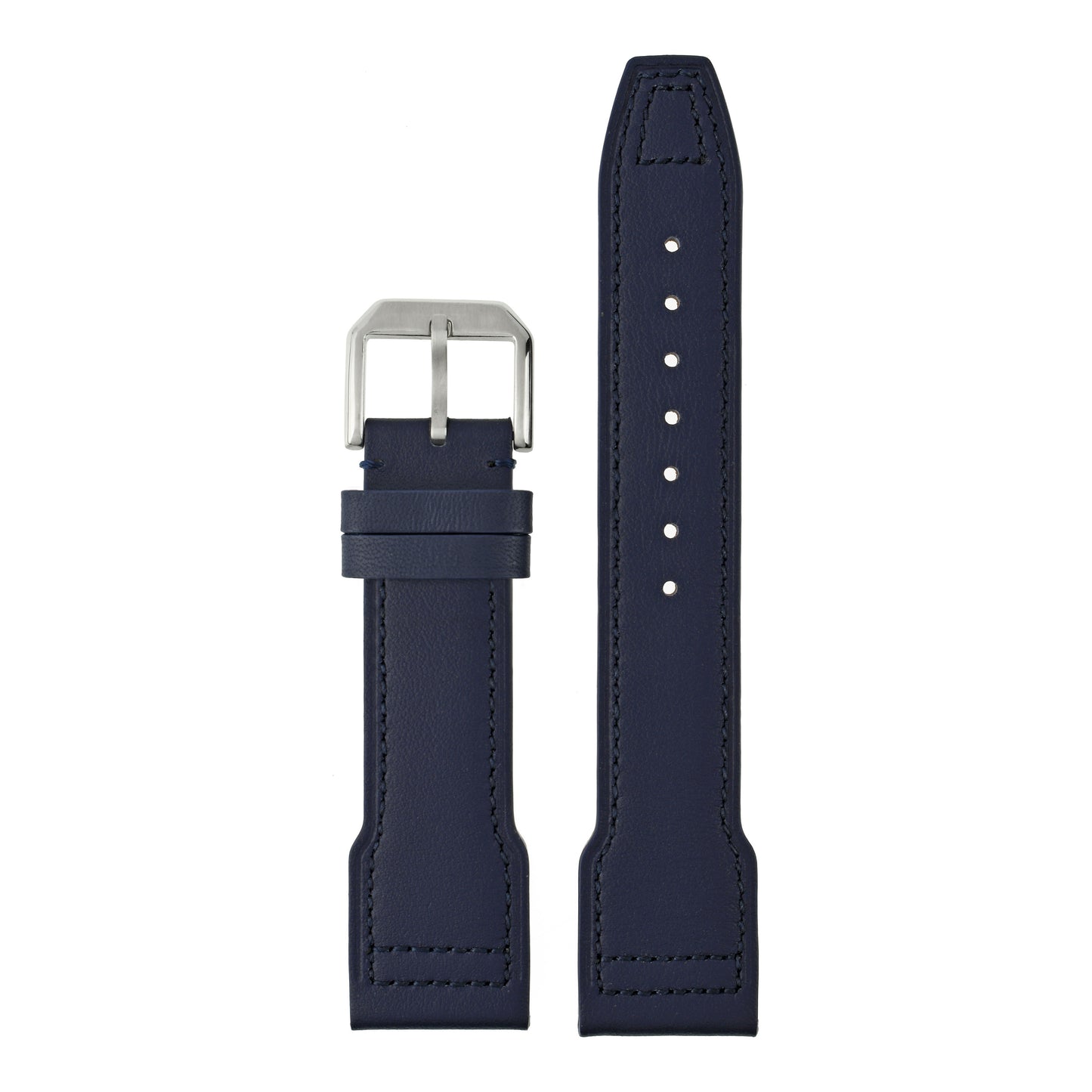 Leather Stitched Watch Strap