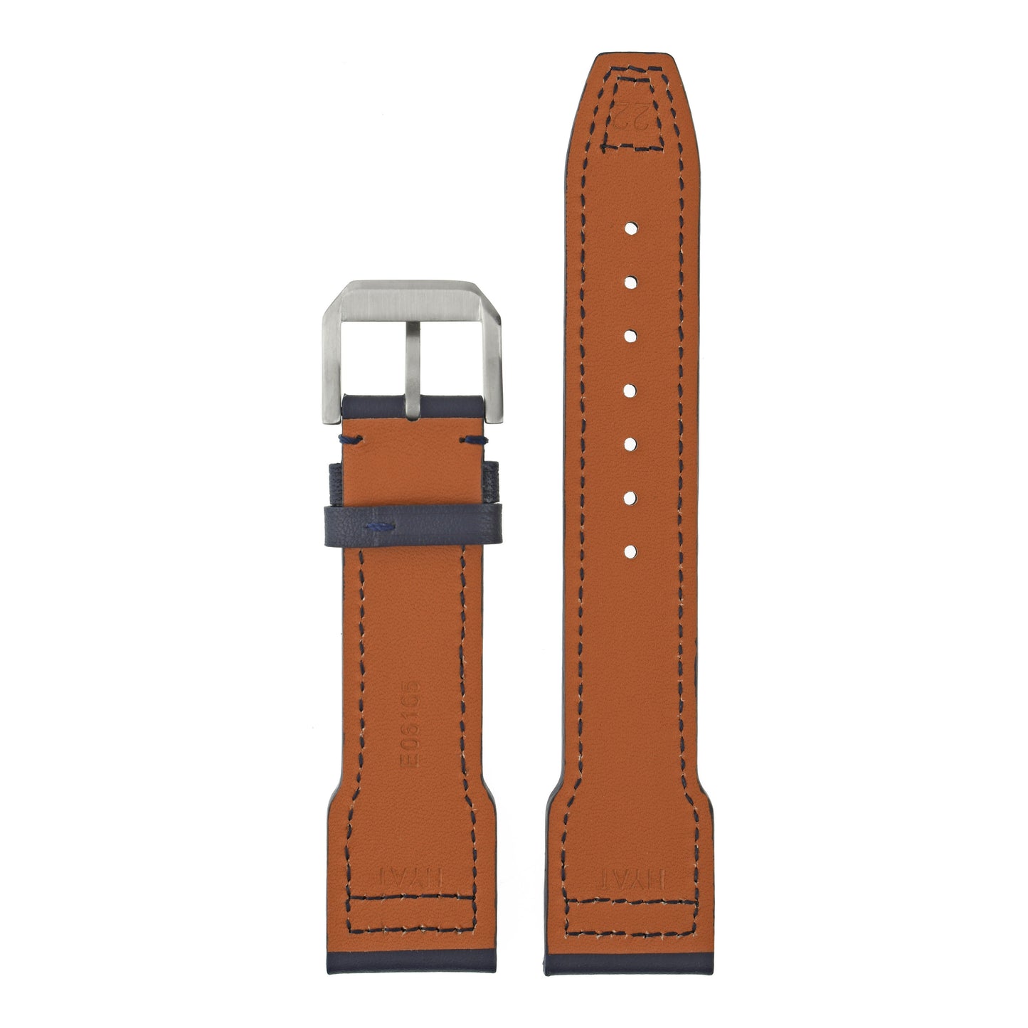 Leather Stitched Watch Strap