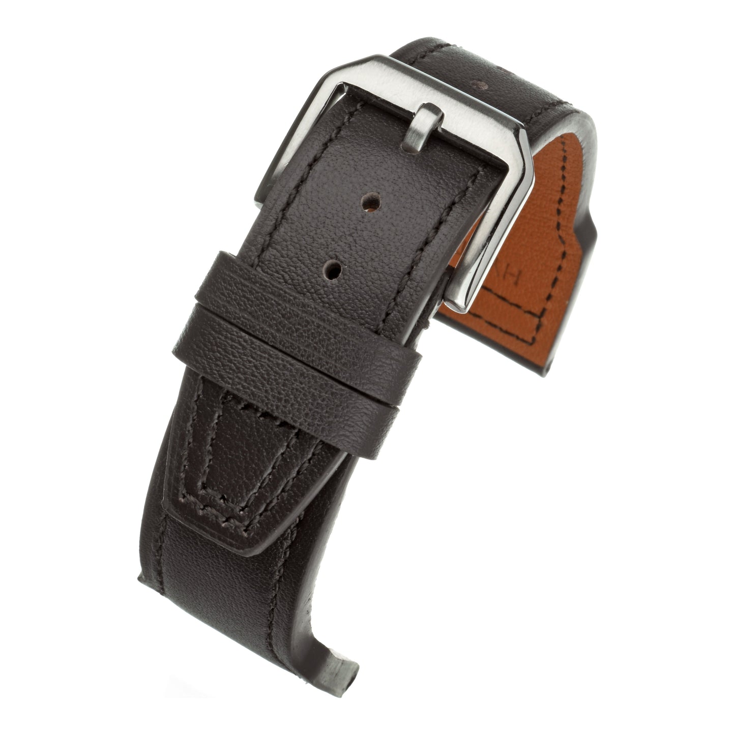 Leather Stitched Watch Strap