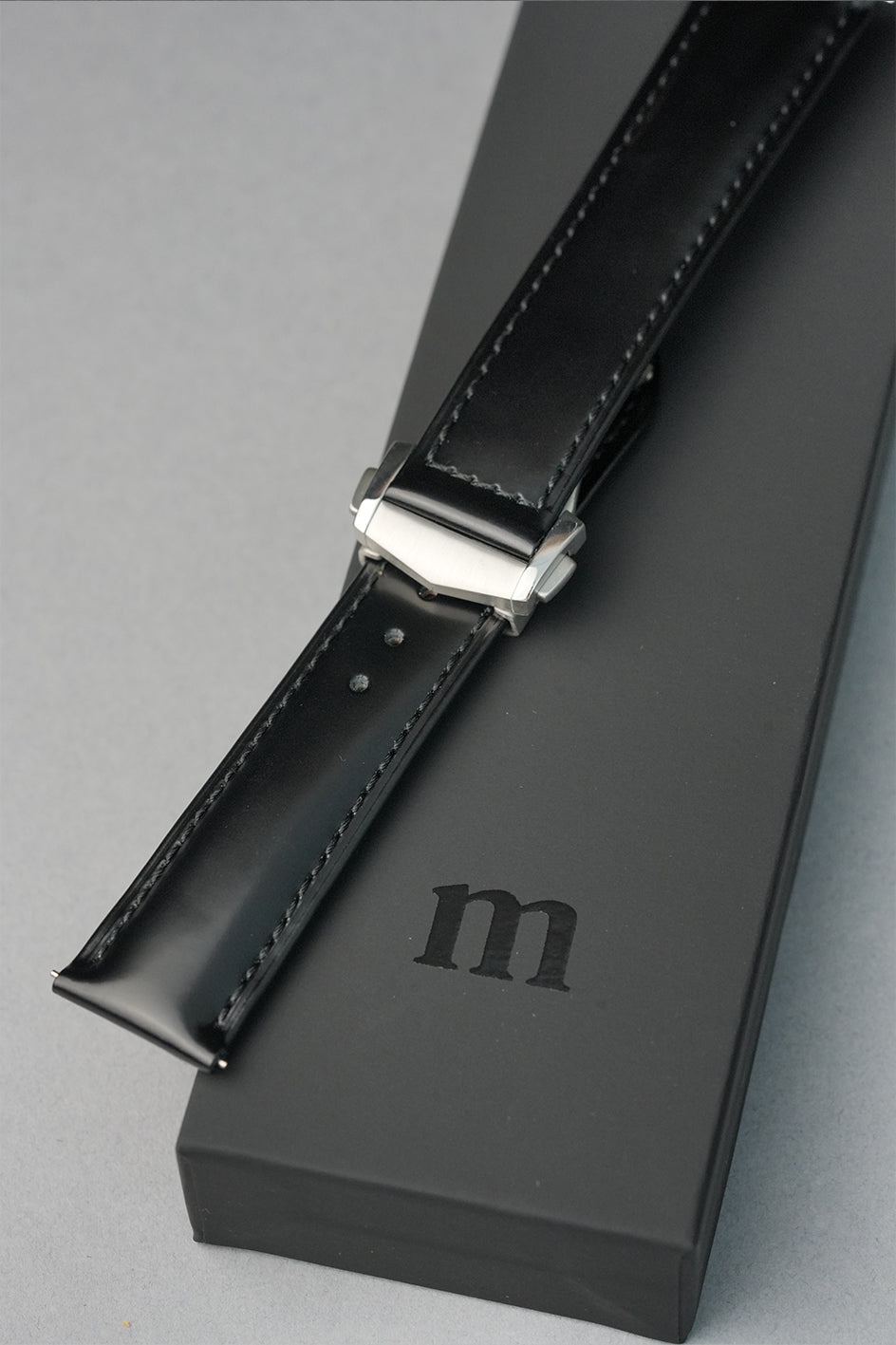 Leather Deployant Watch Strap – 19mm-22mm