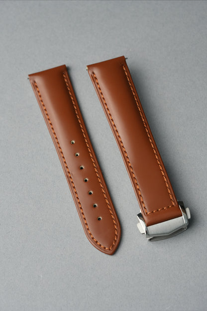 Leather Deployant Watch Strap – 19mm-22mm