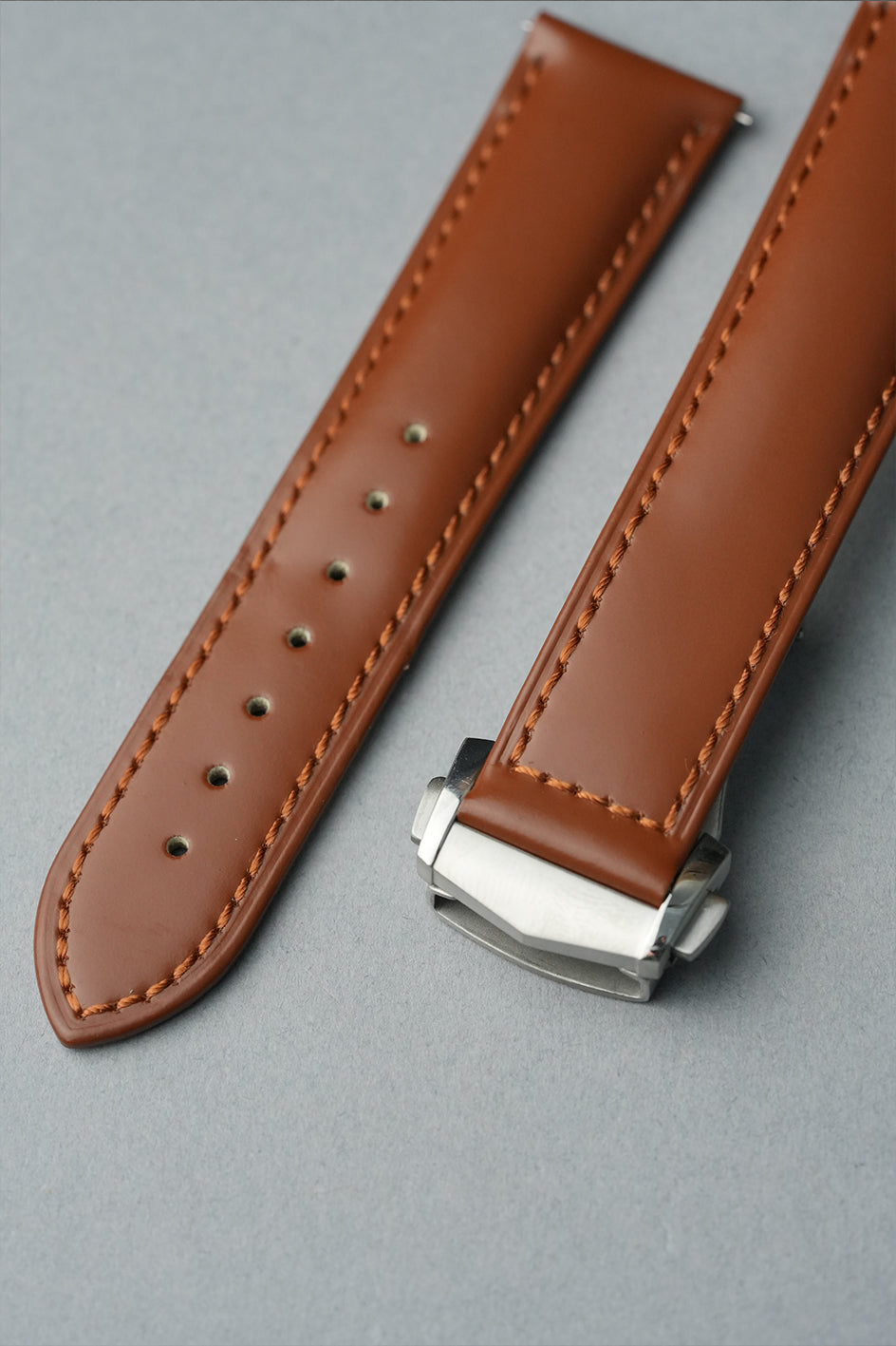 Leather Deployant Watch Strap – 19mm-22mm