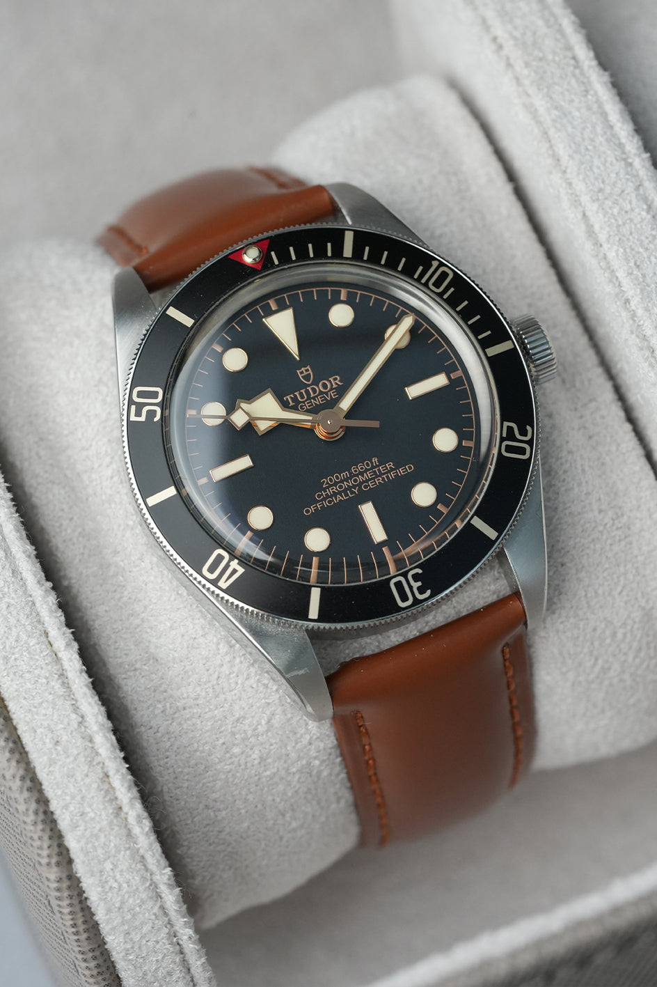 Leather Deployant Watch Strap – 19mm-22mm