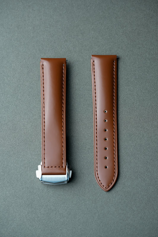 Leather Deployant Watch Strap – 19/20/21/22mm